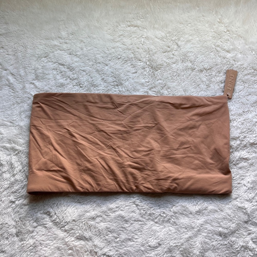 SKIMS Women's Fits Everybody Bandeau Bra Ochre Brown BR-BND-2026 Size 4X NWT
